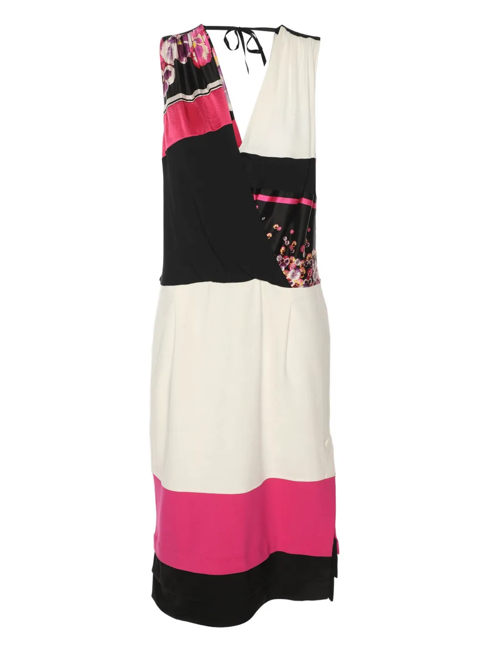 Cavalli Class floral-print midi dress - Rosa