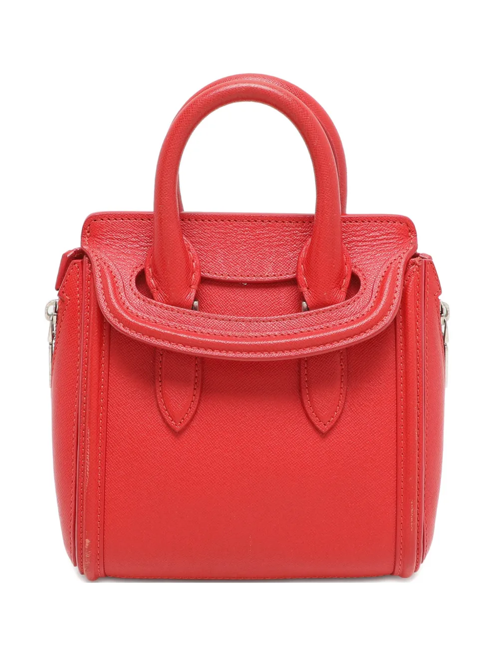 Alexander McQueen Pre-Owned Borsa tote Heroine mini in pelle - Rosso