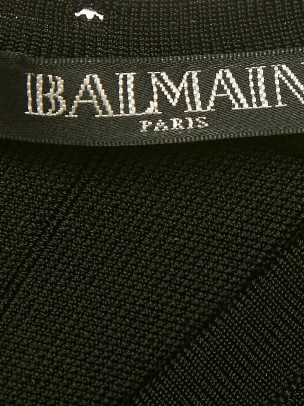 Balmain Pre-Owned lace-up knit mini dress - Zwart