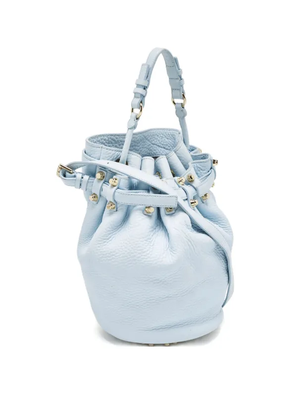 Pre-Owned Alexander Wang Diego レザーバケットバッグ | ブルー 