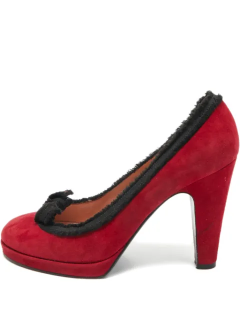 Marc By Marc Jacobs platform suede pumps