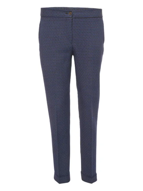 Etro Pre-Owned jacquard skinny trousers