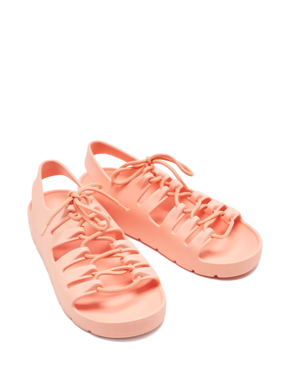 Bottega Veneta Pre-Owned lace sandals - Oranje