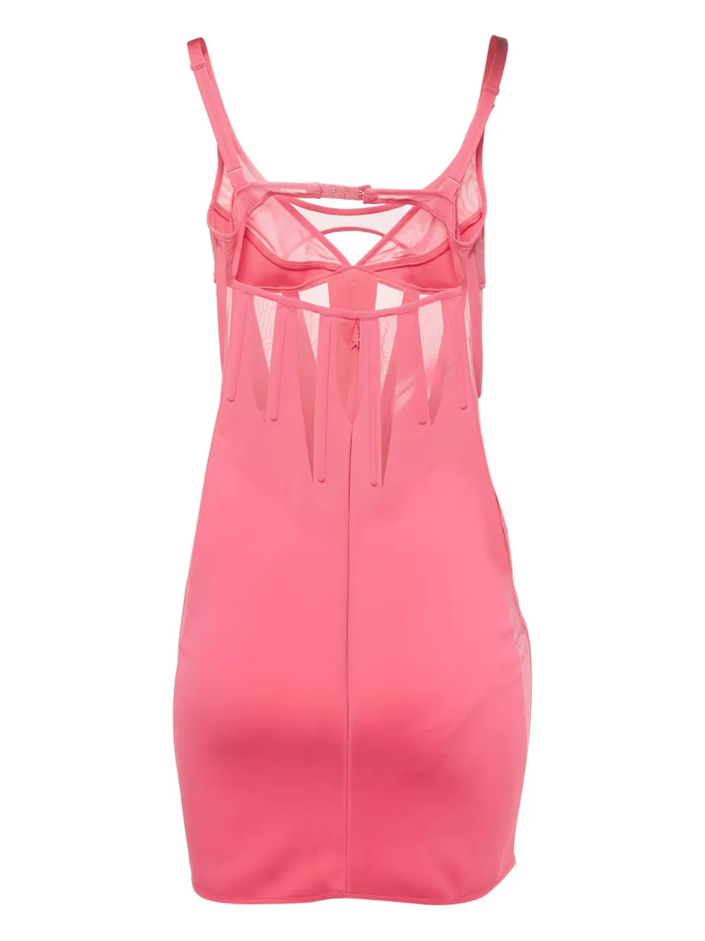 Thierry Mugler Pre-Owned mini corset dress - Roze