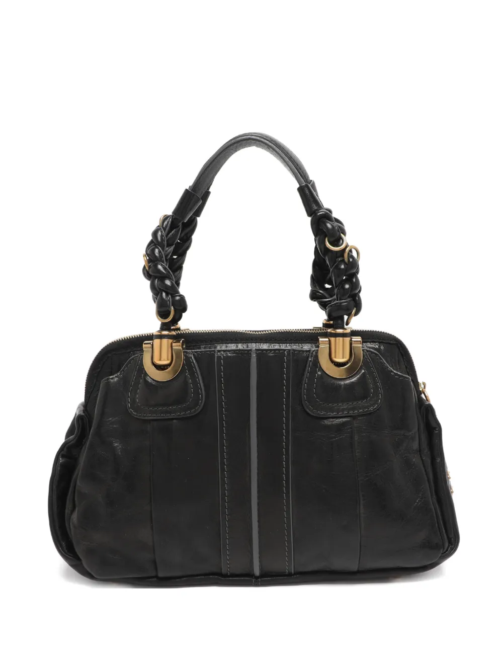 Chloé Pre-Owned Borsa tote Heloise in pelle - Nero