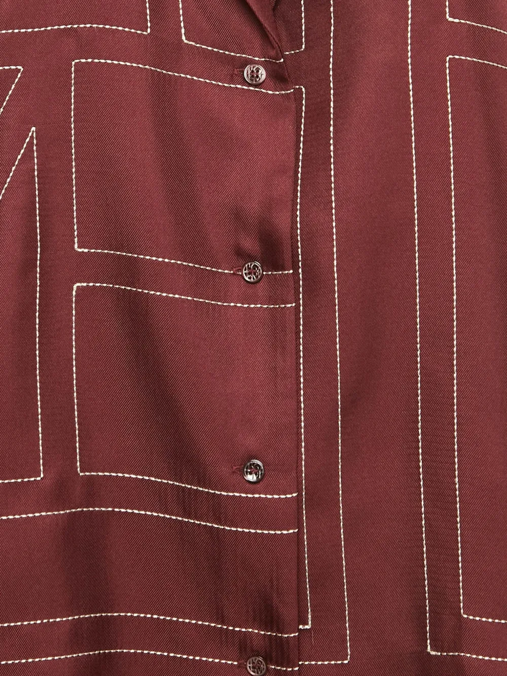 TOTEME monogram-pattern silk top | Image 2