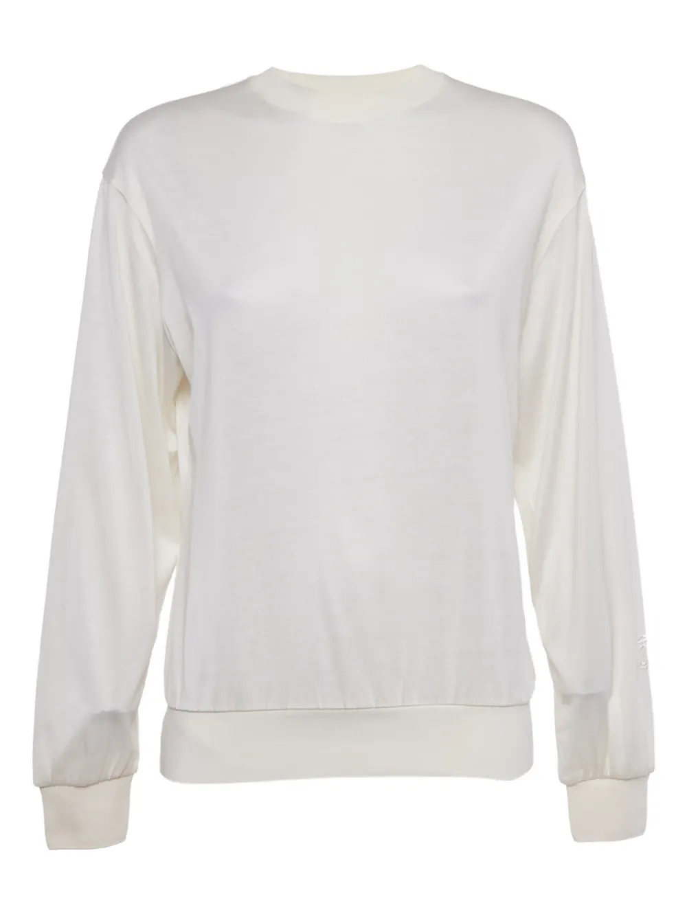 Burberry Pre-Owned logo-embroidered sweater - Bianco