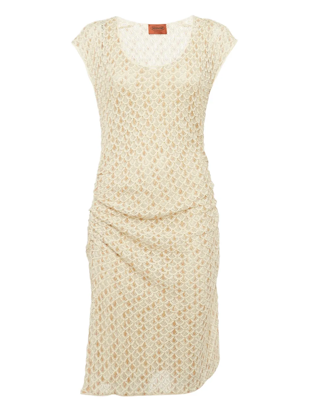Missoni Pre-Owned lurex knitted midi dress - Neutrals