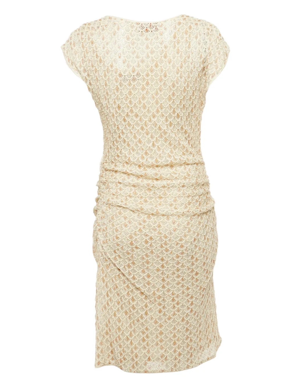 Missoni Pre-Owned lurex knitted midi dress - Beige