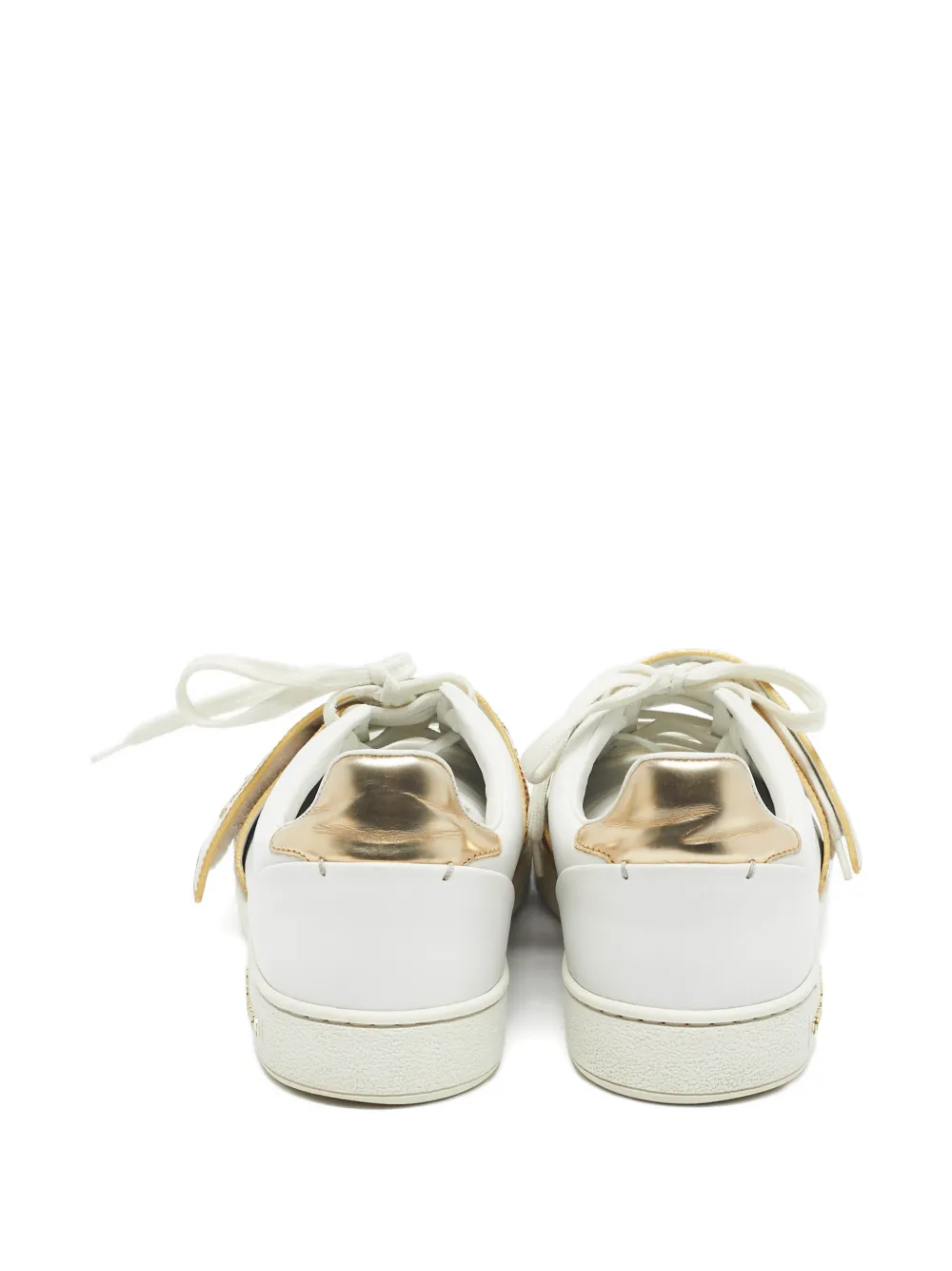 Louis Vuitton Pre-Owned Frontrow leather sneakers - Wit