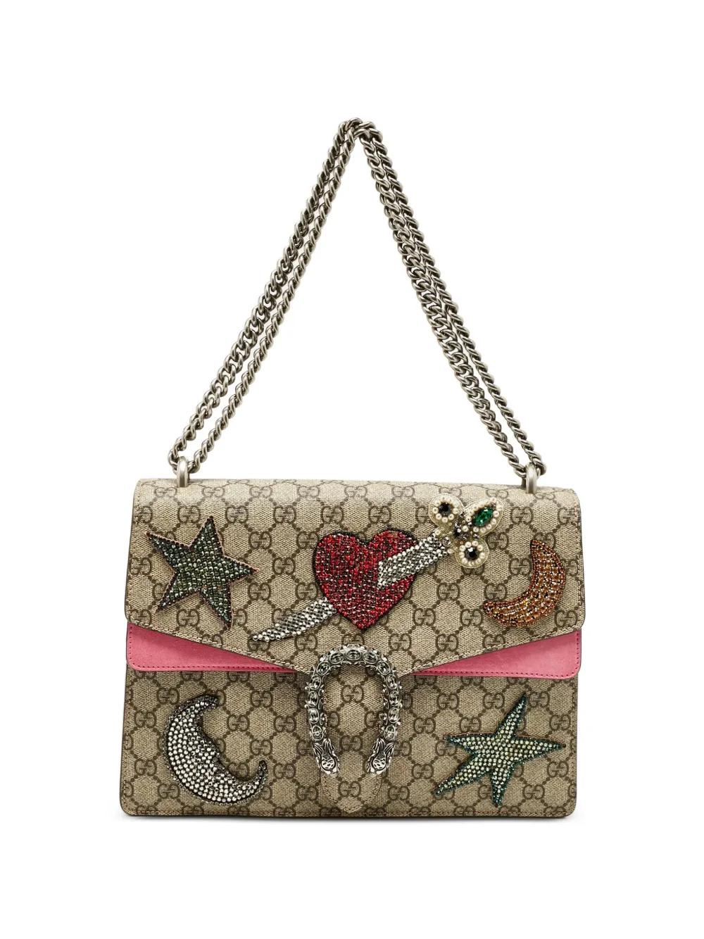 Gucci Pre-Owned medium Dionysus embellishment shoulder bag - Toni neutri