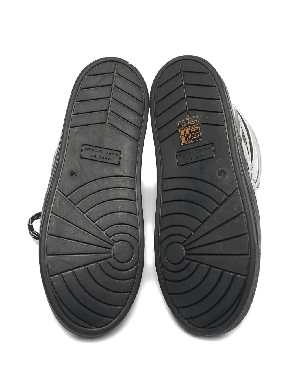 Marc By Marc Jacobs lace-up high-top sneakers - Zwart