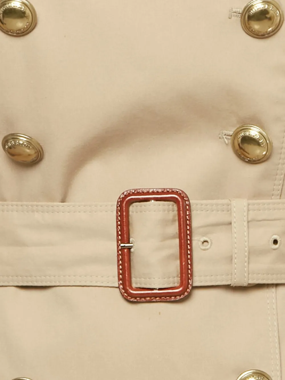 Burberry Prorsum embellished-collar trench coat - Beige