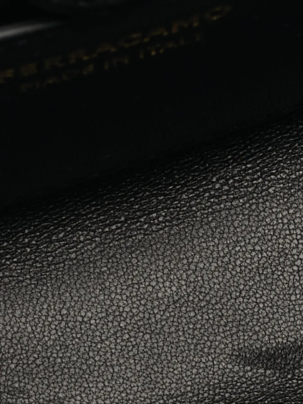 Pre-owned Ferragamo Micro Sofia Leather Tote Bag In Black