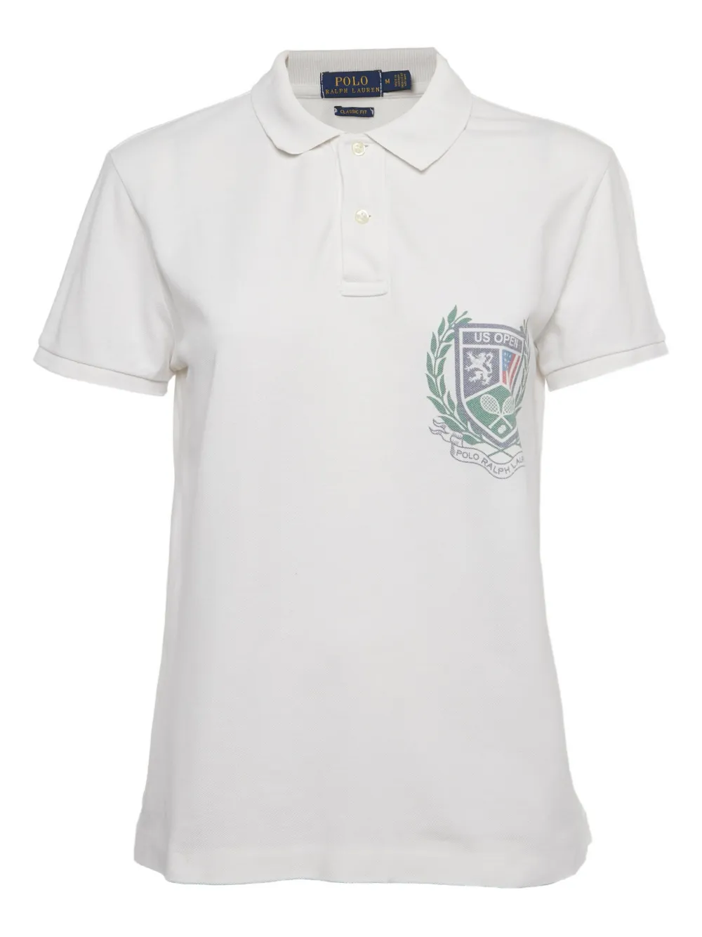 Polo Ralph Lauren logo-print polo top - Toni neutri