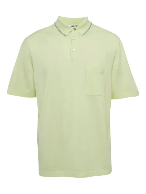 Hermès Pre-Owned chest-pocket polo shirt