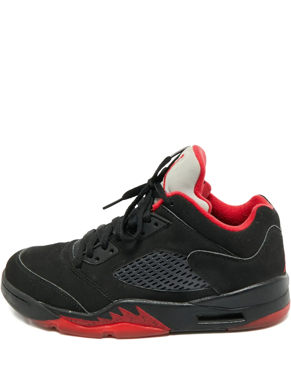 Jordan Air Jordan 5 nubuck leather sneakers - Nero