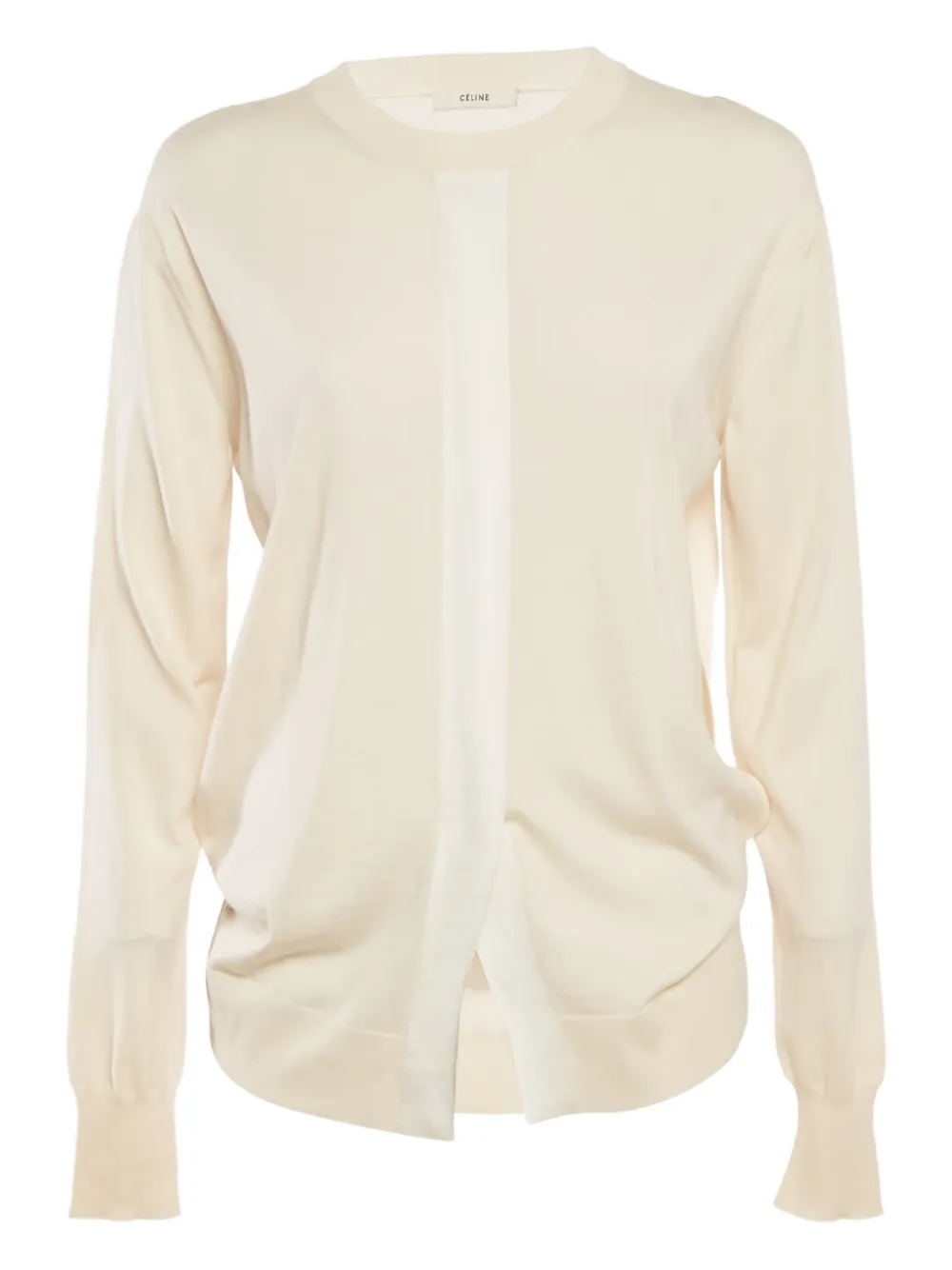 Celine Pre-Owned long-sleeves sweater - Toni neutri