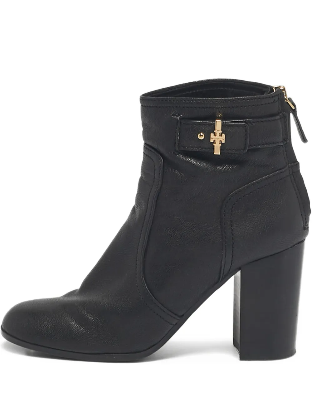 Tory Burch ankle buckle leather boot | Black | Image 1