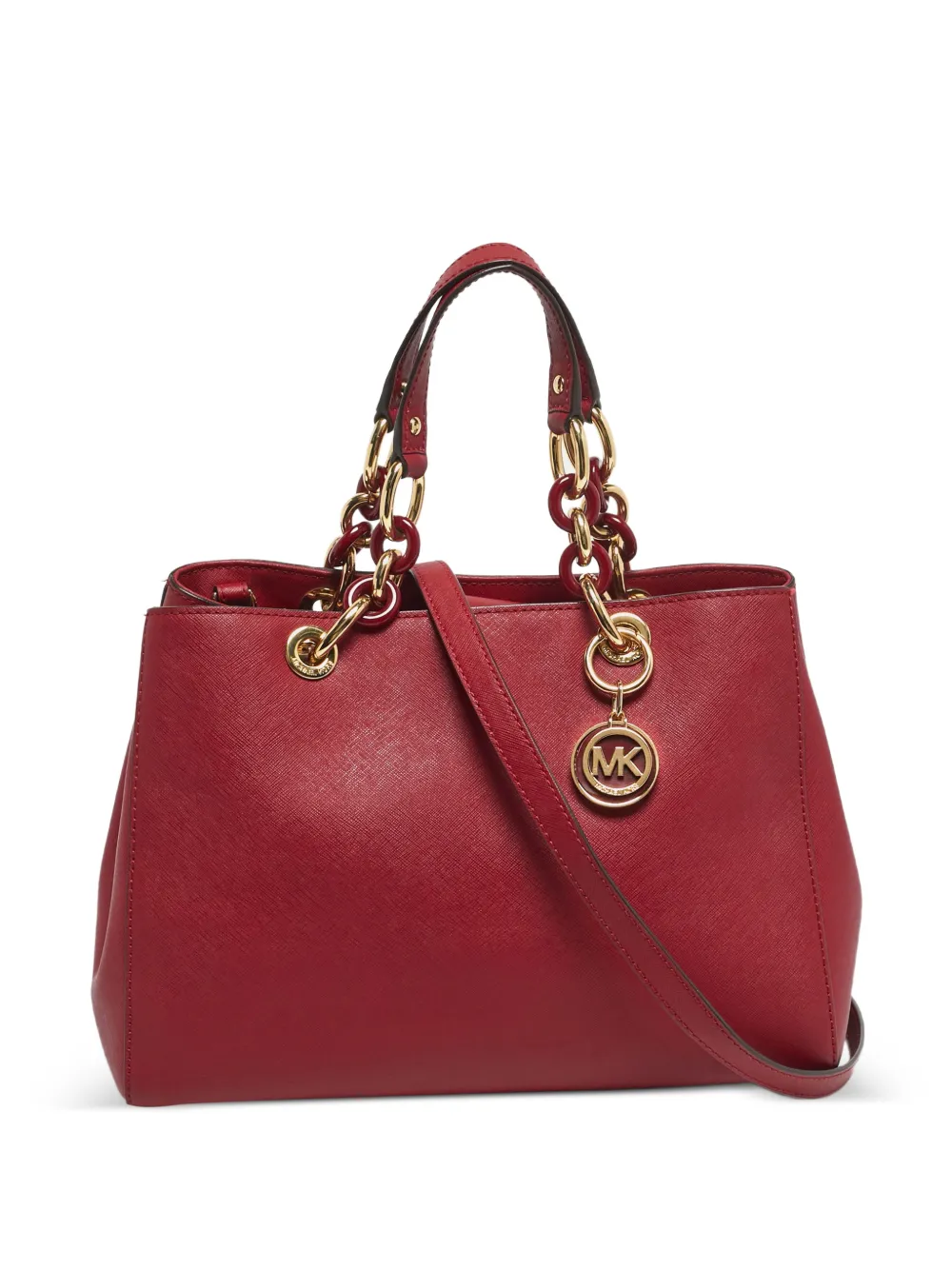 Michael Michael Kors Borsa tote Cynthia in pelle - Rosso