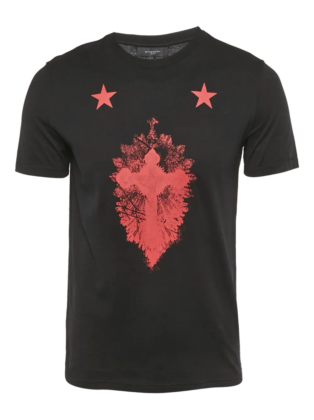Givenchy Pre-Owned cross print T-shirt | Black | Image 1