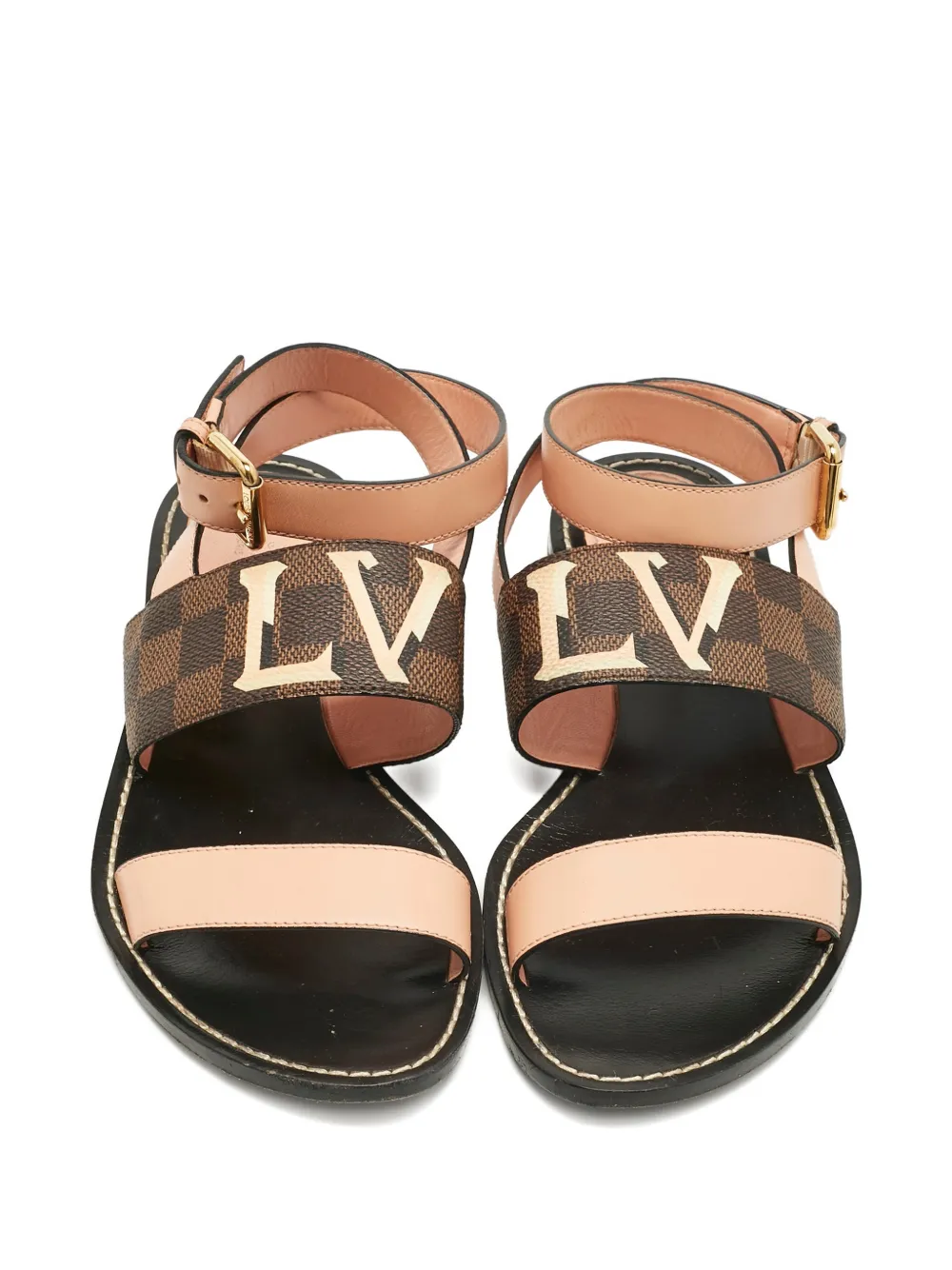 Louis Vuitton Pre-Owned Passenger Flat Sandals | Neutrals