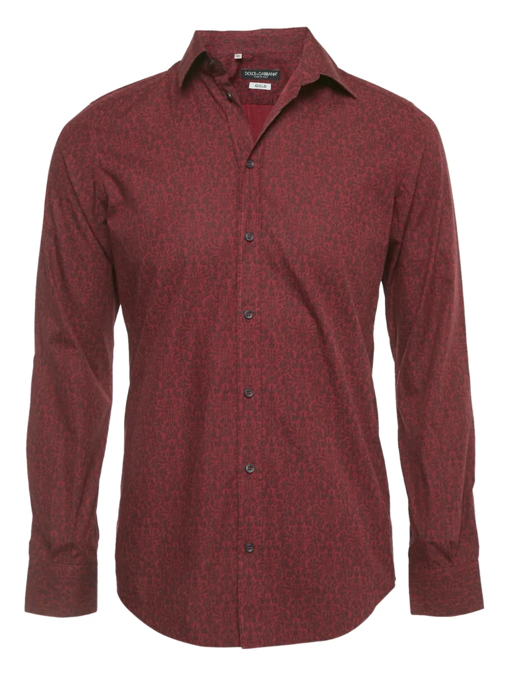 Dolce & Gabbana Pre-Owned Camicia in cotone con stampa - Rosso