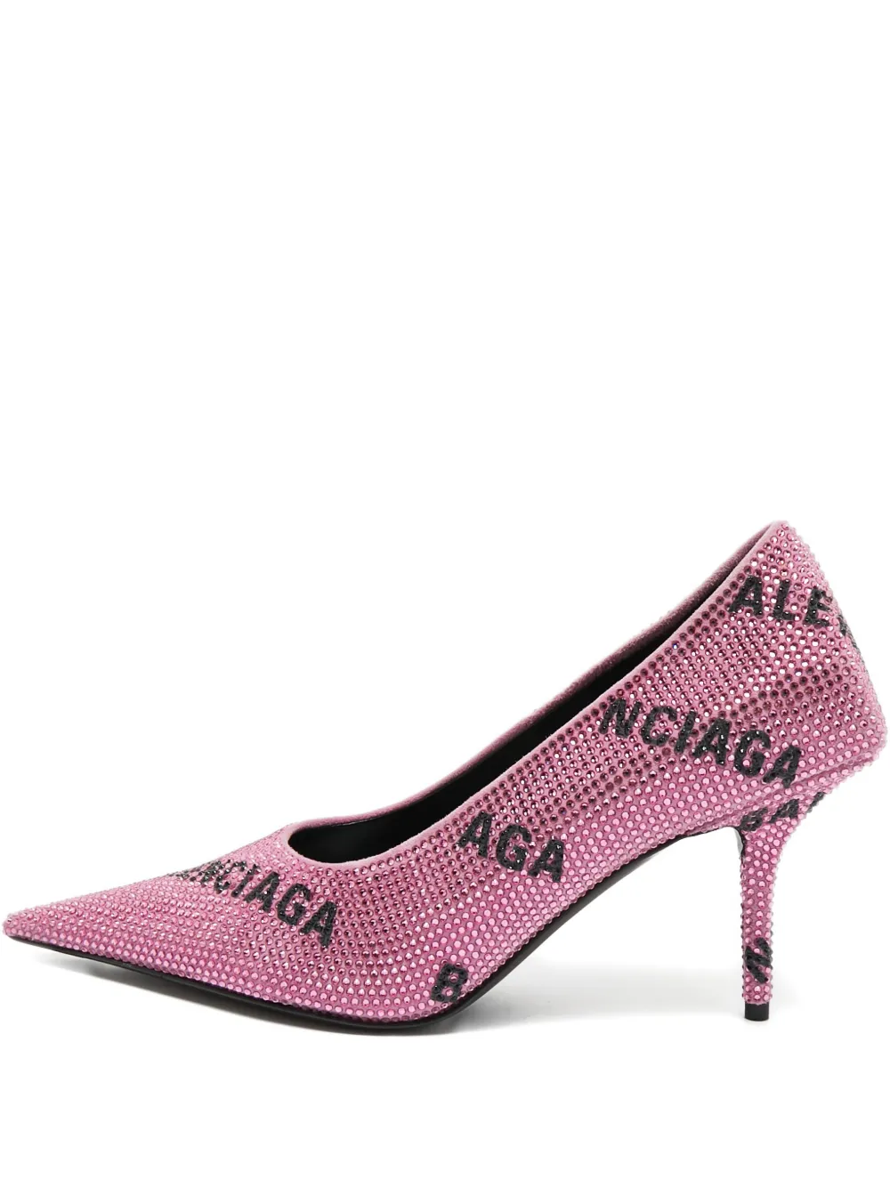 Balenciaga Pre-Owned Knife crystal pumps - Rosa