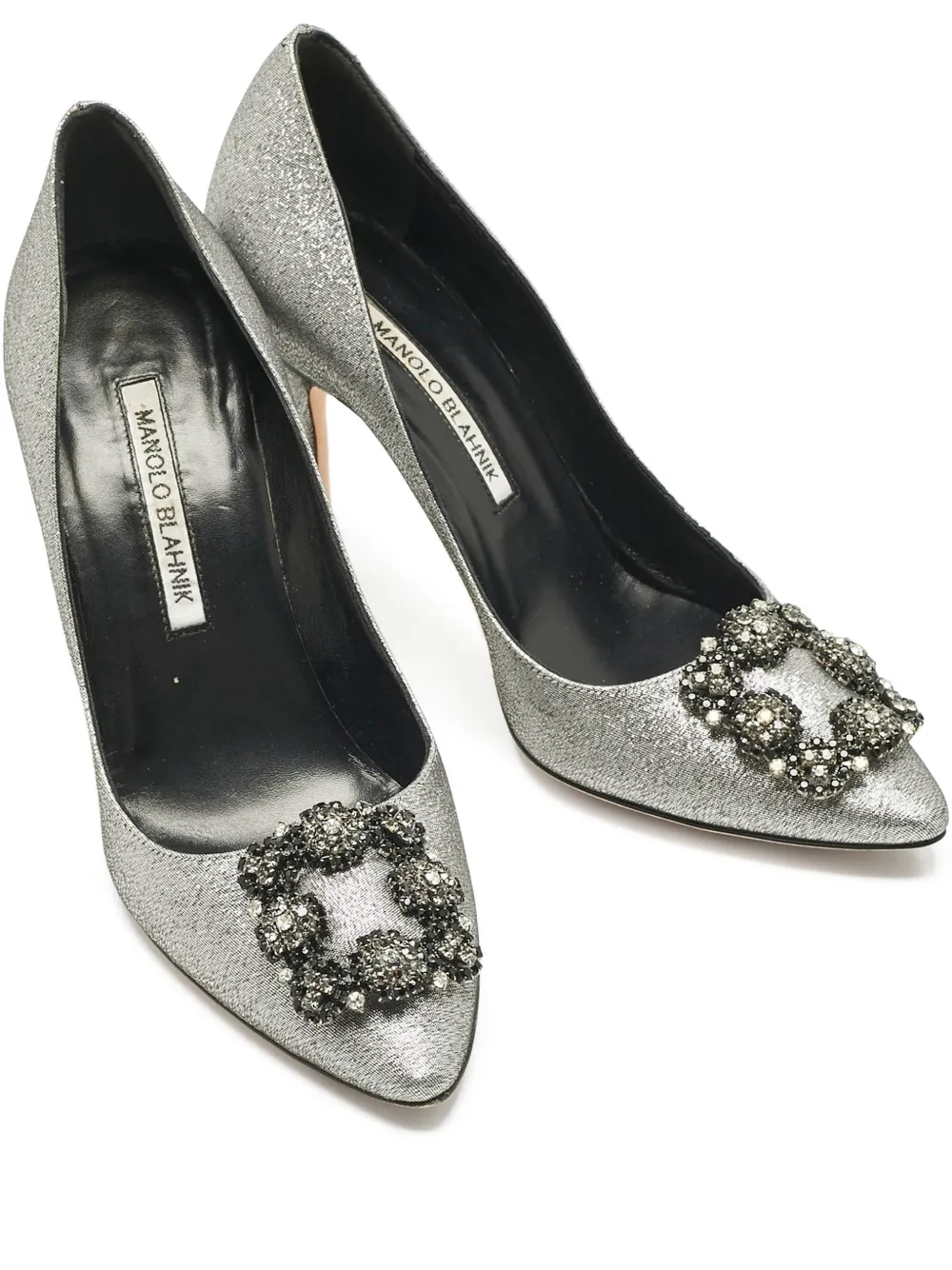 Manolo Blahnik Hangisi pumps - Argento