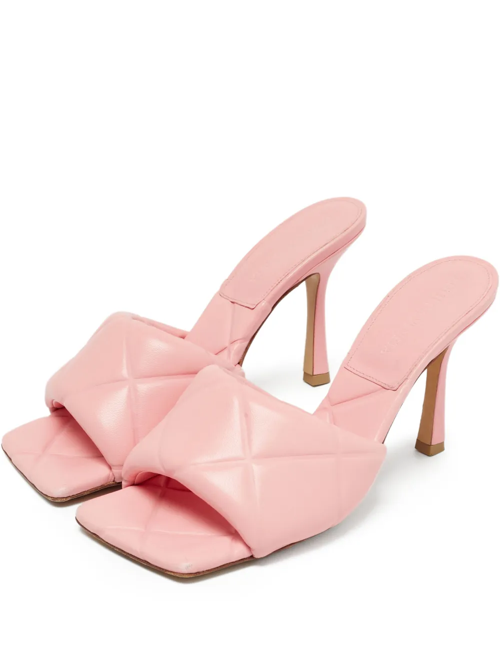 Bottega Veneta Pre-Owned Quilted leather sandals - Rosa