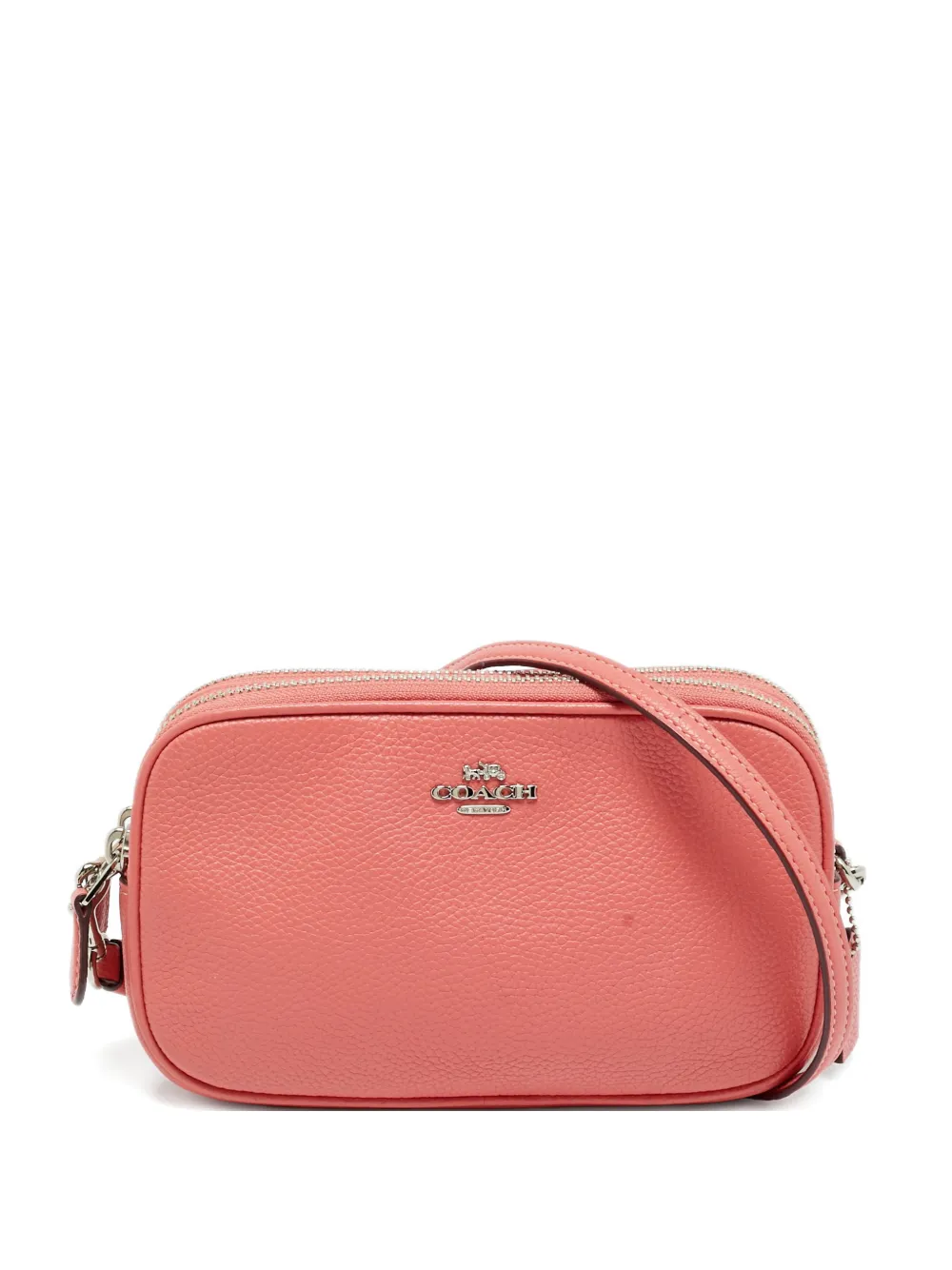 Coach Leather zip crossbody bag - Rosa