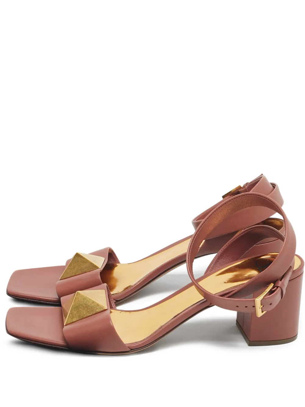 Valentino Garavani Pre-Owned Stud leather pumps - Rosa