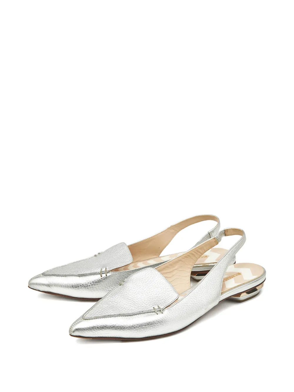 Nicholas Kirkwood Beya slingback pumps - Zilver