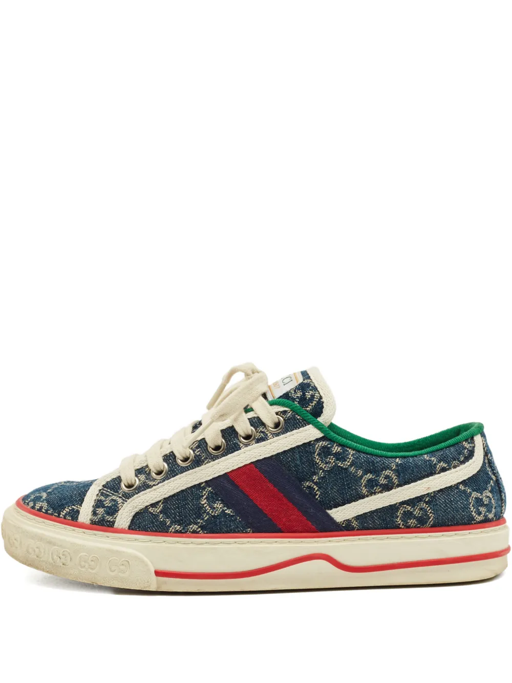 Gucci Pre-Owned 1977 GG-pattern sneakers | azul | Image 1