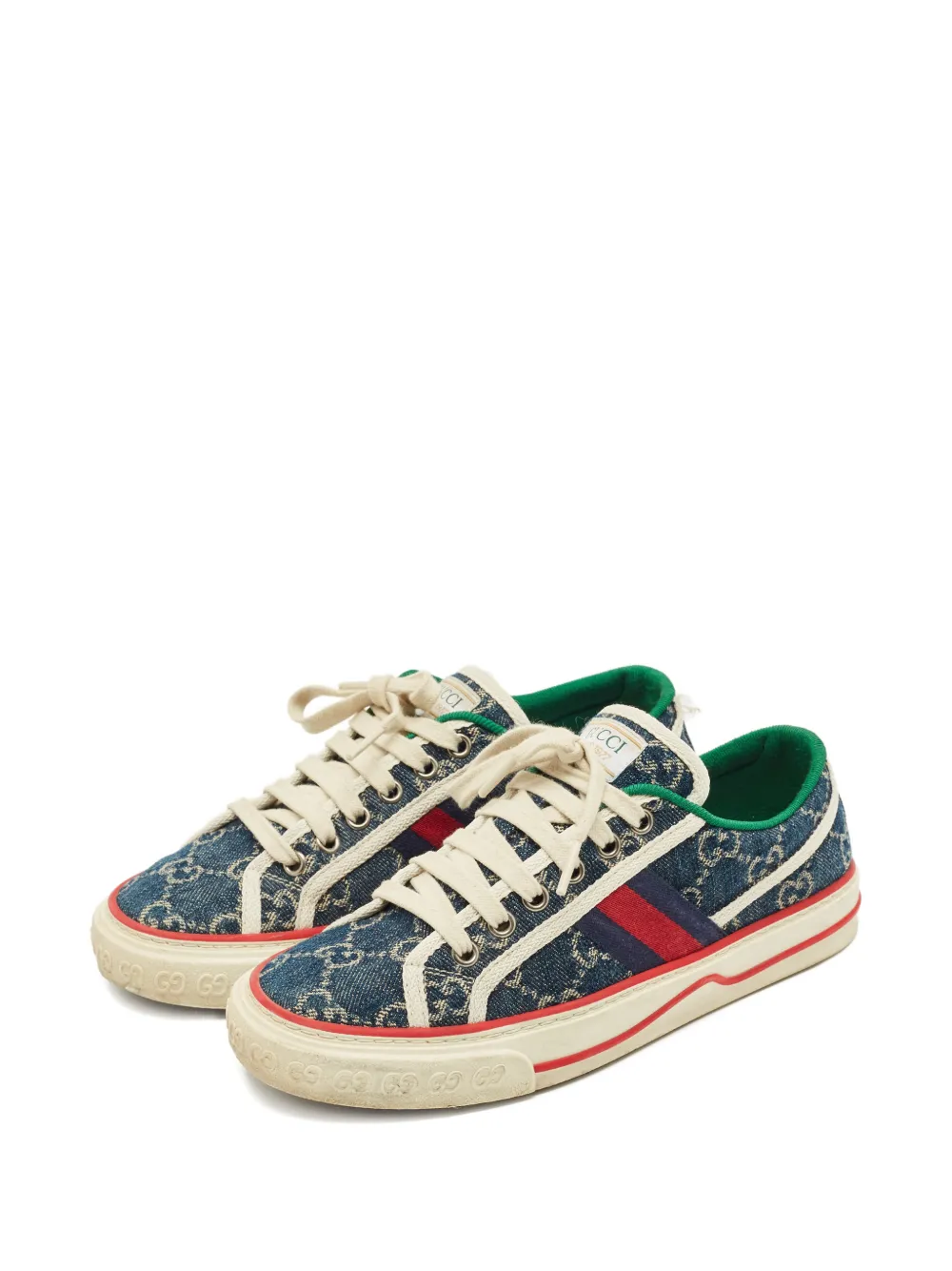 Gucci Pre-Owned 1977 GG-pattern sneakers | Image 2