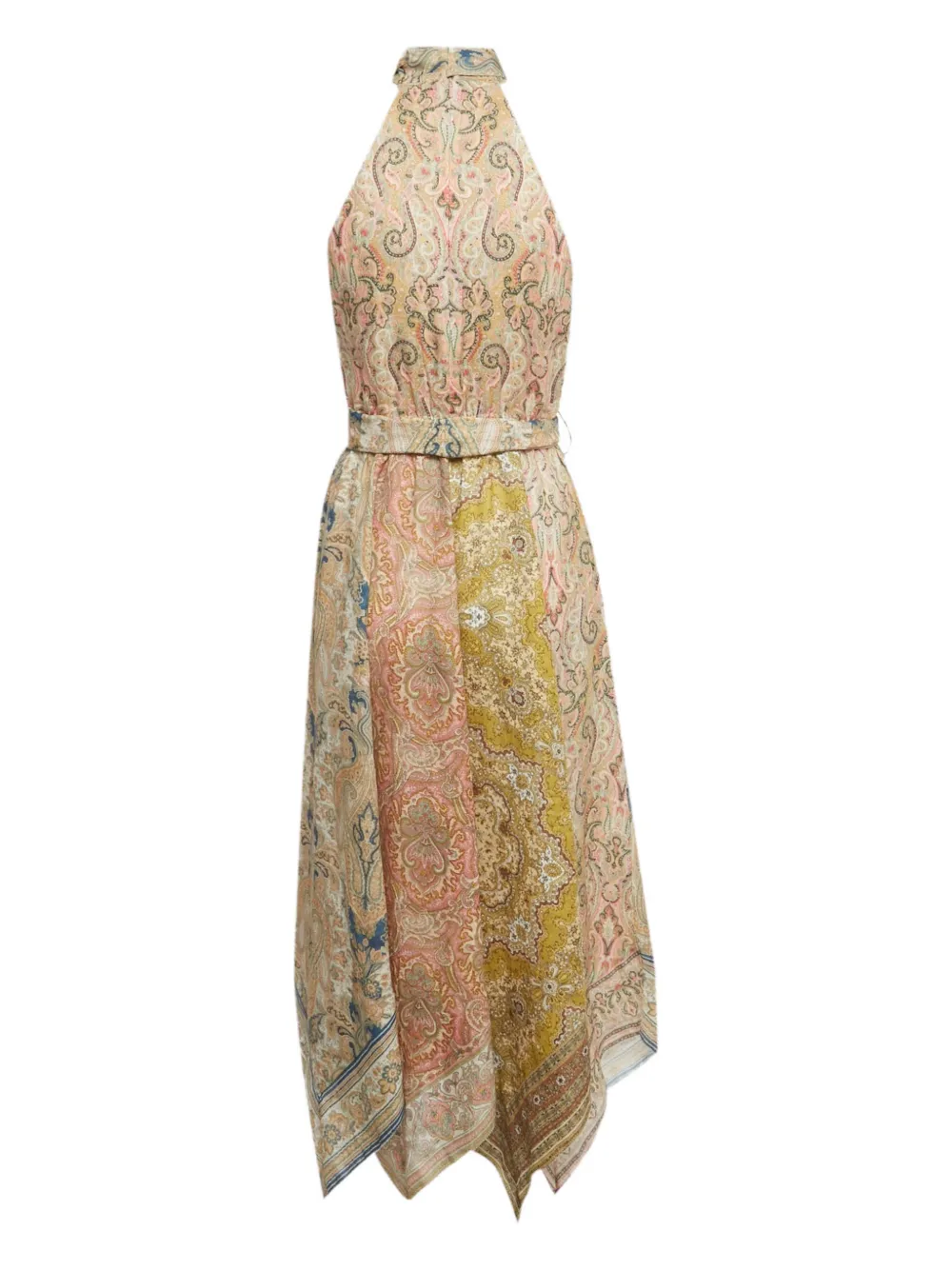 ZIMMERMANN tie-waist dress - Beige