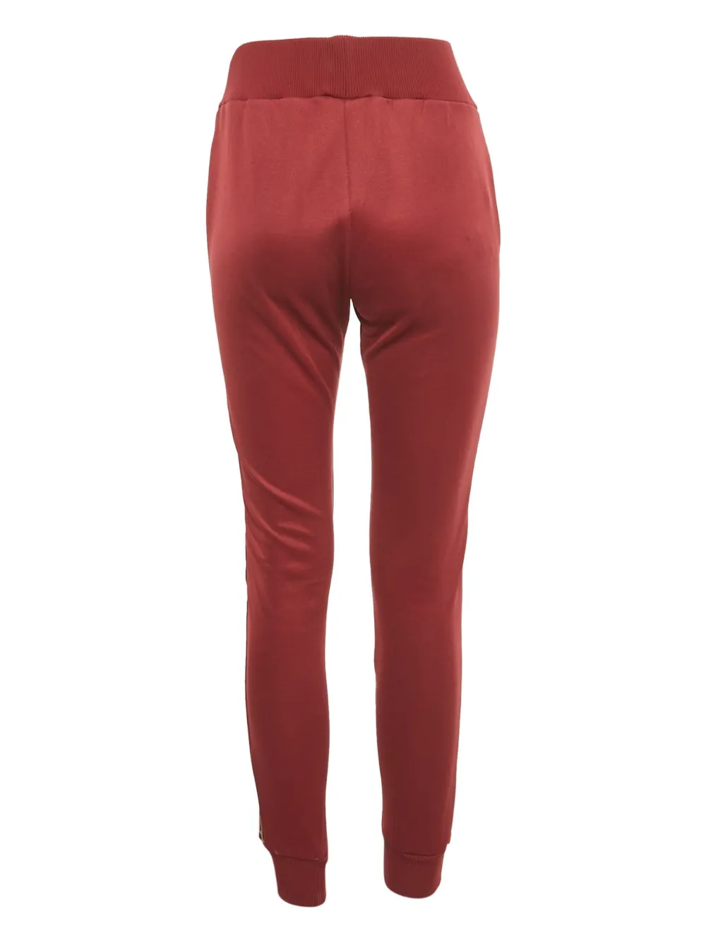 Fendi Pre-Owned jersey logo band trousers - Rood