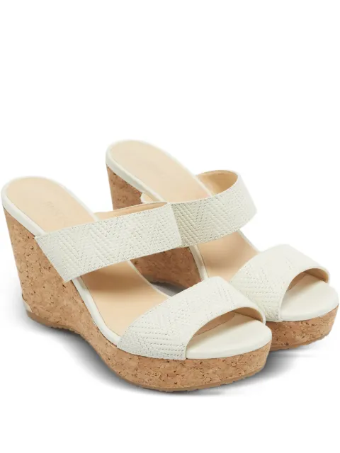 Jimmy Choo Pre-Owned Prima wedge-heel sandals