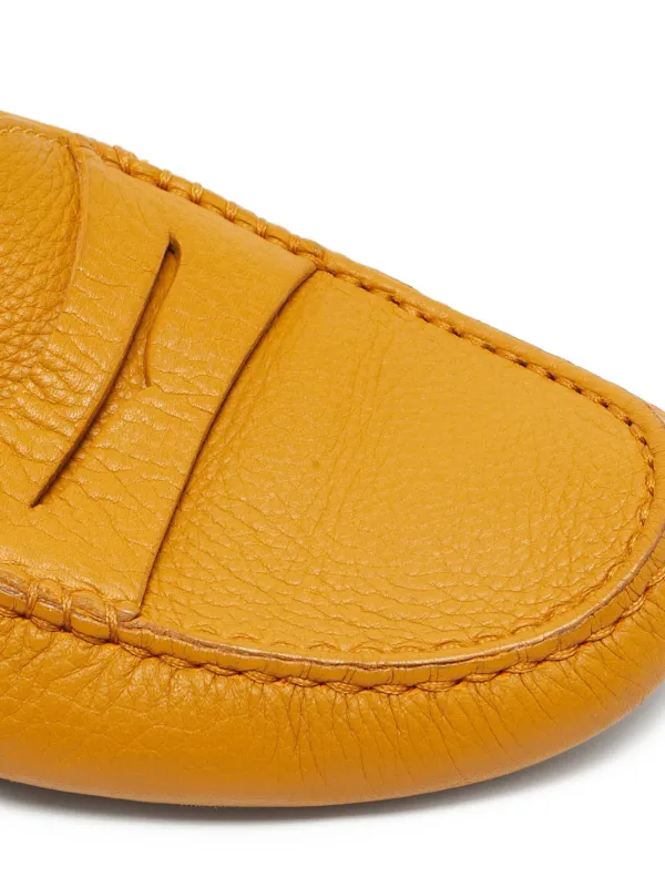 TOD'S トッズ レザー ローファー イエロー Tod's Vintage レザーローファー | イエロー | FARFETCH JP