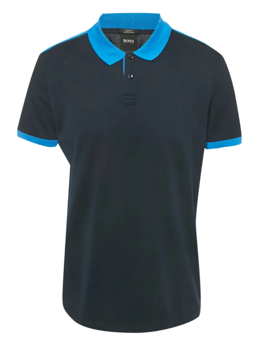 BOSS slim-fit polo shirt - Blu