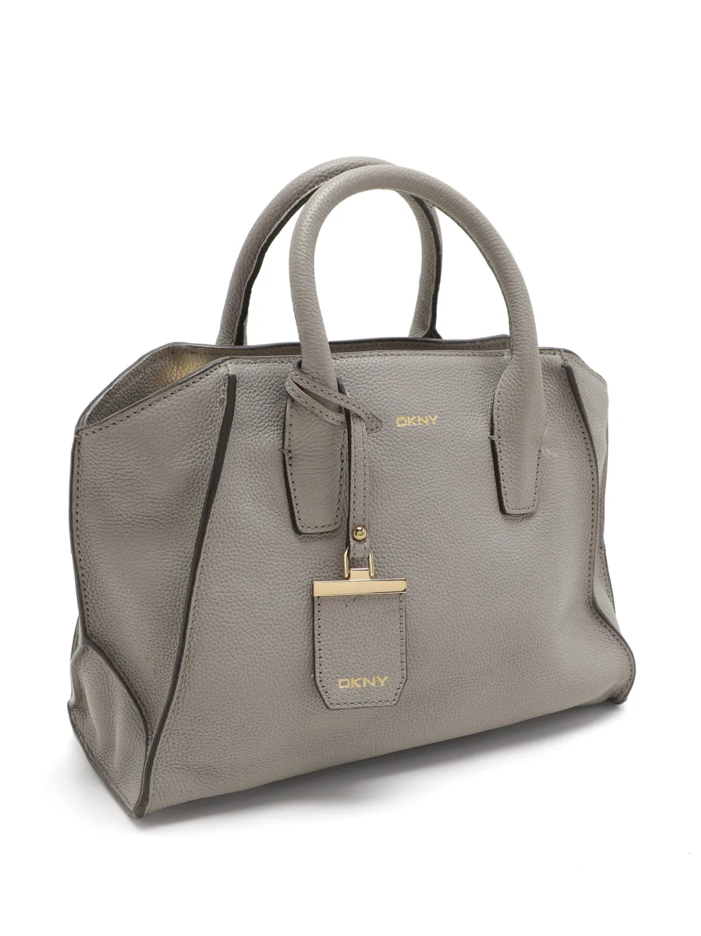 DKNY Borsa tote media in pelle - Grigio
