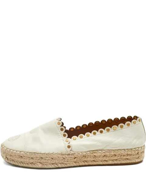 Tory Burch leather espadrilles