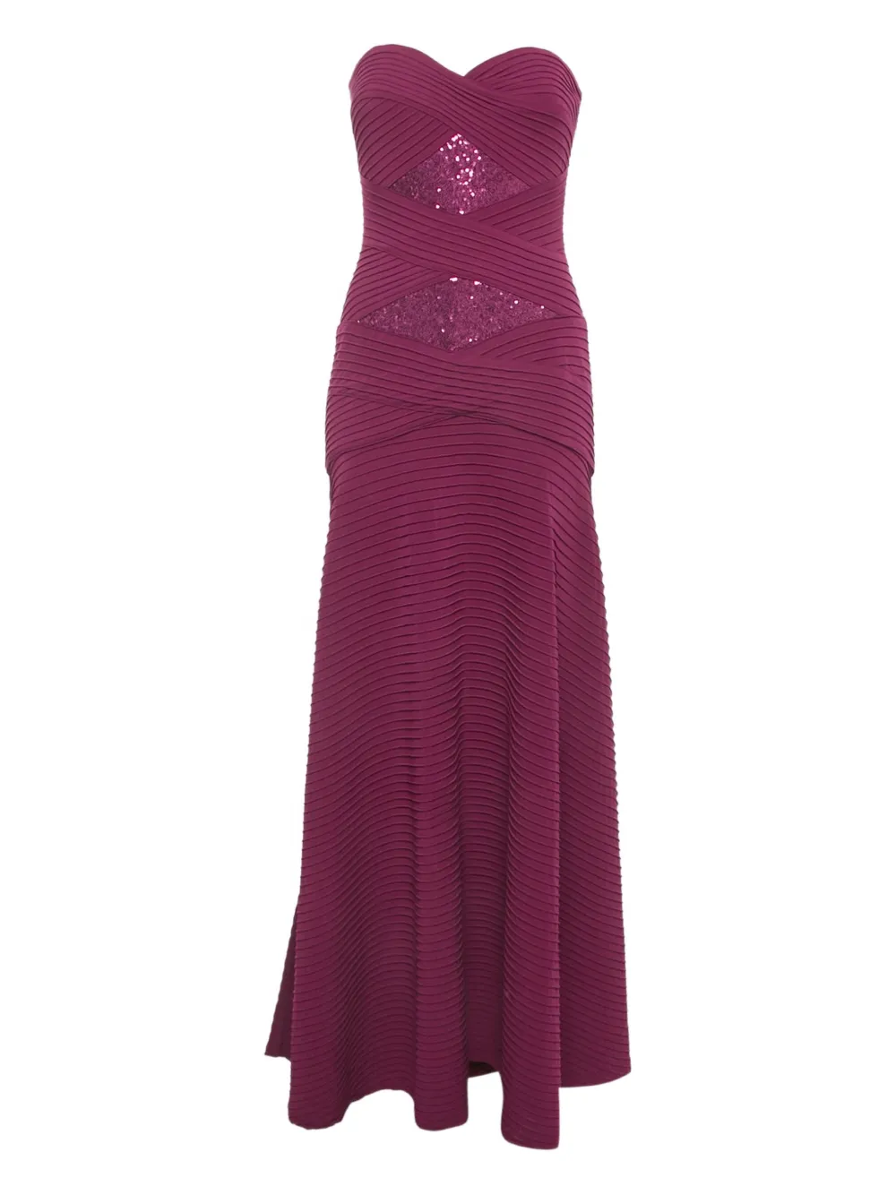 Tadashi Shoji strapless sequin maxi dress - Viola