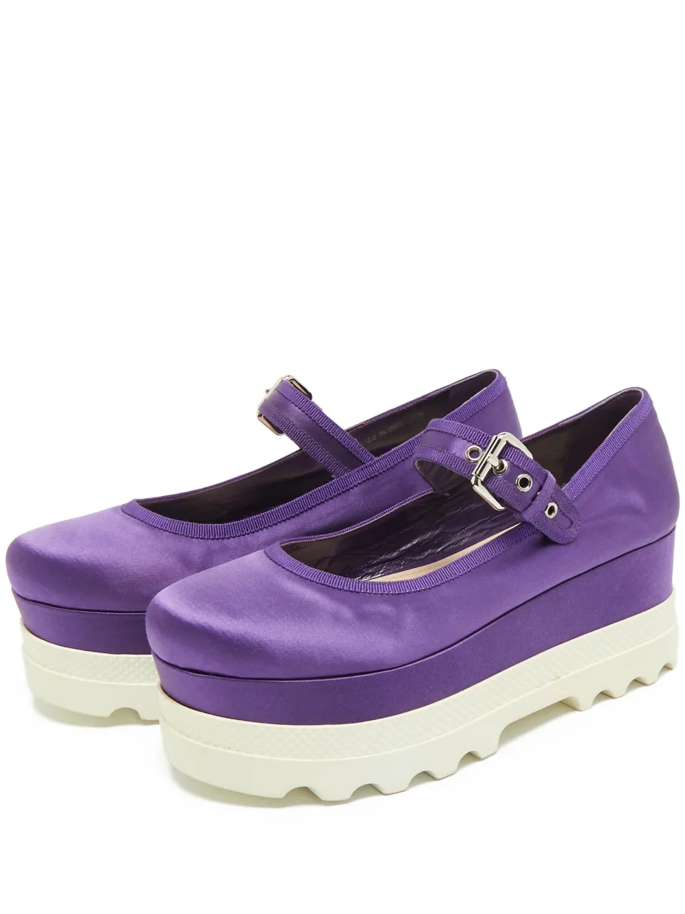 Miu Miu Pre-Owned Mary Jane platform pumps | Purple | Image 1