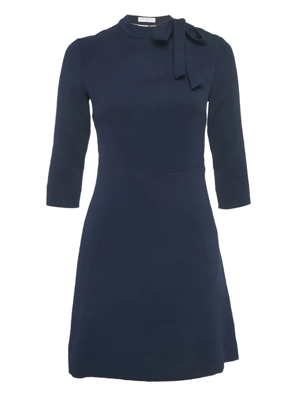 SANDRO Jovane lace tie mini dress - Blu