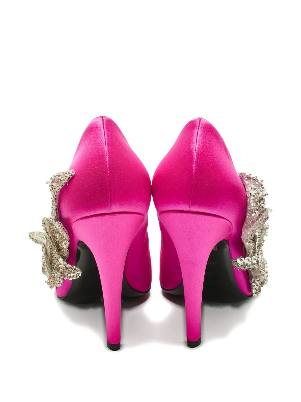 Balenciaga Pre-Owned sequin-embellished heeled pumps - Roze