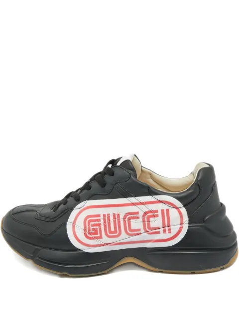 Gucci Pre-Owned Rhyton lace-up sneakers