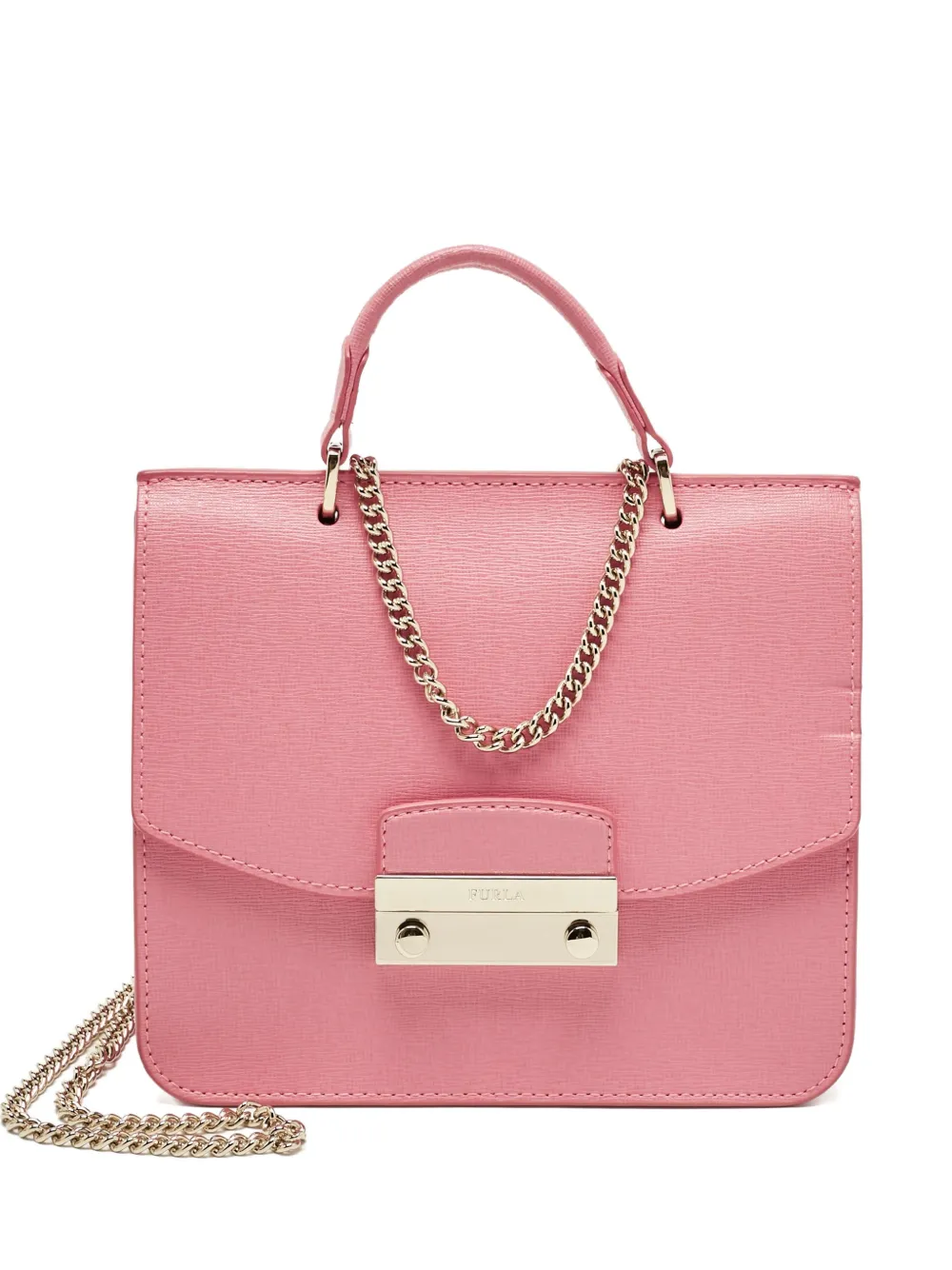Furla Metropolis leather tote bag - Rosa