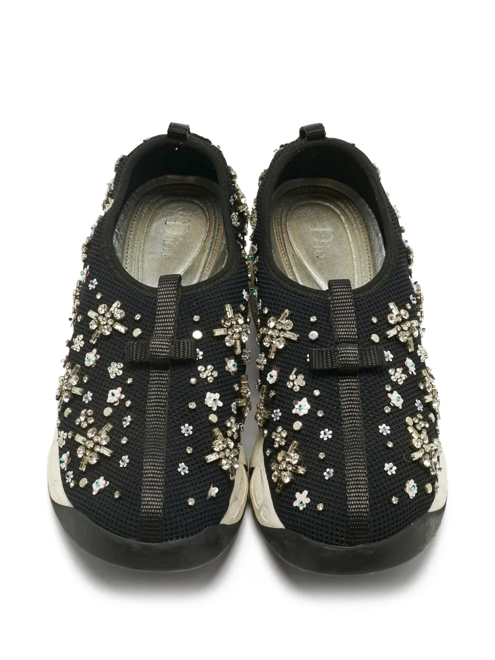 Christian Dior Pre-Owned ビジュー スニーカー | ブラック | FARFETCH JP