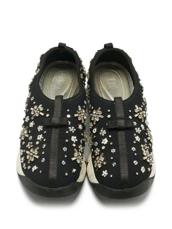 Christian Dior Pre-Owned ビジュー スニーカー | ブラック | FARFETCH JP
